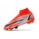 Nike Mercurial Superfly VIII Elite DF CR7 FG Rouge Piment Noir Fantôme Orange Total