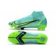 Nike Mercurial Superfly VIII Elite DF FG Dynamique Vert Citron