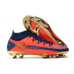 Nike Phantom GT Elite Dynamic Fit FG Orange Bleu Or