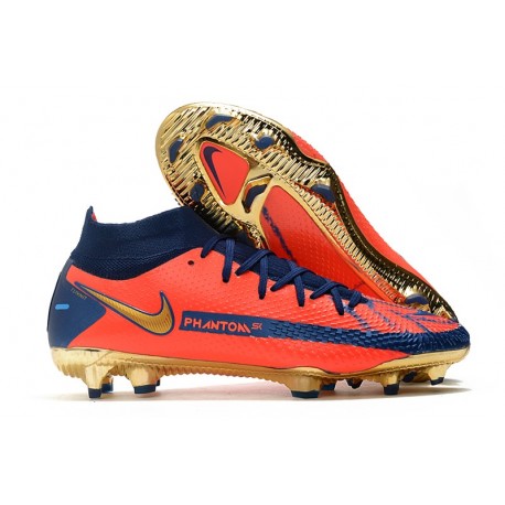 Nike Phantom GT Elite Dynamic Fit FG Orange Bleu Or