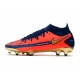 Nike Phantom GT Elite Dynamic Fit FG Orange Bleu Or