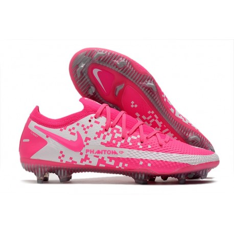 Chaussure Nike Phantom GT Elite FG Rosa Blanco