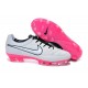 2014/2015 Chaussures Nike Tiempo Legend V FG Homme Blanc Noir Rose