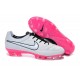 2014/2015 Chaussures Nike Tiempo Legend V FG Homme Blanc Noir Rose