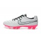 2014/2015 Chaussures Nike Tiempo Legend V FG Homme Blanc Noir Rose