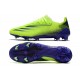 adidas X Ghosted.1 FG Chaussure Precision To Blur - Vert Violet Jaune