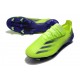 adidas X Ghosted.1 FG Chaussure Precision To Blur - Vert Violet Jaune