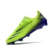 adidas X Ghosted.1 FG Chaussure Precision To Blur - Vert Violet Jaune