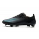 adidas X Ghosted.1 FG Chaussure Superstealth - Noir Bleu cyan