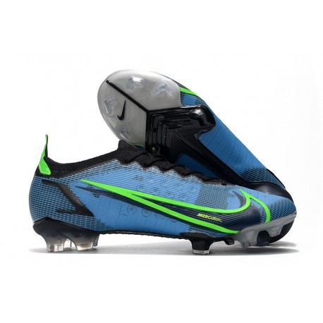 Nike Neuf Mercurial Vapor XIV Elite FG Bleu Noir Vert