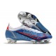 Nike Neuf Mercurial Vapor XIV Elite FG Bleu Argent Rouge