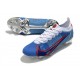 Nike Neuf Mercurial Vapor XIV Elite FG Bleu Argent Rouge