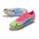 Nike Neuf Mercurial Vapor XIV Elite FG Rose Bleu Vert