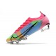 Nike Neuf Mercurial Vapor XIV Elite FG Rose Bleu Vert