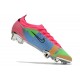 Nike Neuf Mercurial Vapor XIV Elite FG Rose Bleu Vert