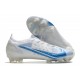 Nike Mercurial Vapor 14 Elite FG Blanc Bleu