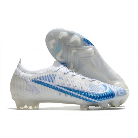 Nike Mercurial Vapor 14 Elite FG Blanc Bleu