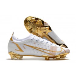 Nike Mercurial Vapor 14 Elite FG Blanc Or