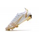 Nike Mercurial Vapor 14 Elite FG Blanc Or