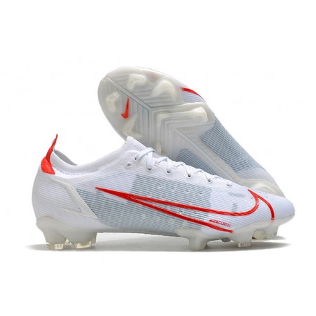 Nike Mercurial Vapor 14 Elite FG Blanc Rouge