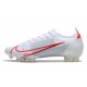 Nike Mercurial Vapor 14 Elite FG Blanc Rouge