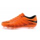 2014/2015 Chaussure de Football Nike ACC Premium Hypervenom Phantom FG Orange Noir