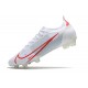 Nike Mercurial Vapor 14 Elite FG Blanc Rouge