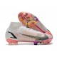 Nike Mercurial Superfly VIII Elite DF FG Blanc Noir Carmin Rose