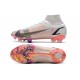 Nike Mercurial Superfly VIII Elite DF FG Blanc Noir Carmin Rose