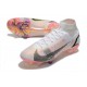 Nike Mercurial Superfly VIII Elite DF FG Blanc Noir Carmin Rose