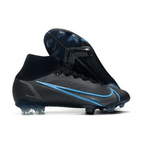 Nike Mercurial Superfly VIII Elite DF FG Noir Gris Acier