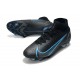 Nike Mercurial Superfly VIII Elite DF FG Noir Gris Acier