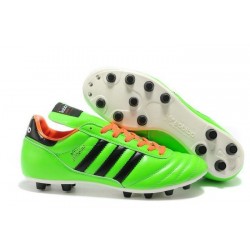 Crampon Foot - adidas Copa Mundial -Terrain Souple - Chaussure Homme Vert Noir