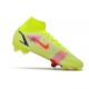 Nike Mercurial Superfly VIII Elite DF FG Volt Carmin Noir