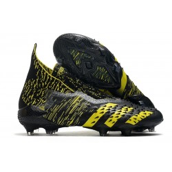 adidas Chaussures Predator Freak + FG Noir Jaune