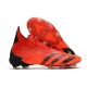 adidas Chaussures Predator Freak + FG Rouge Noir Rouge Solaire