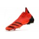 adidas Chaussures Predator Freak + FG Rouge Noir Rouge Solaire