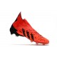 adidas Chaussures Predator Freak + FG Rouge Noir Rouge Solaire