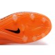 2014/2015 Chaussure de Football Nike ACC Premium Hypervenom Phantom FG Orange Noir
