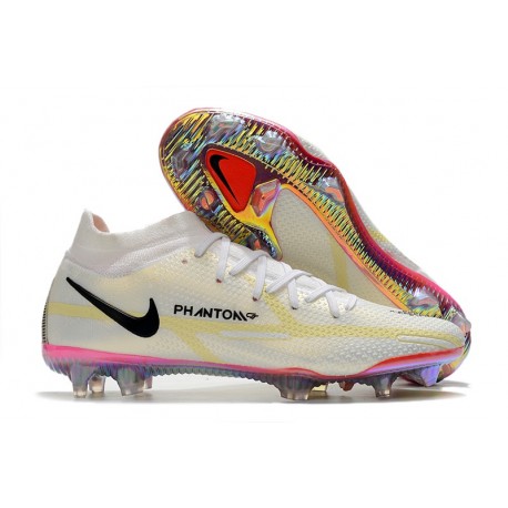 Nike Phantom GT II Elite DF FG Blanc Noir Carmin Rose