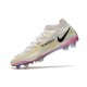 Nike Phantom GT II Elite DF FG Blanc Noir Carmin Rose