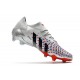 Chaussure adidas Predator Freak.1 Low FG Argent Métallique Noir Foncé Equipe Bleu