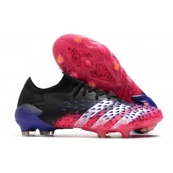 Chaussure adidas Predator Freak.1 Low FG Noir Blanc Rose Choc