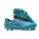 Crampon Nouvelles Nike Tiempo Legend 8 Elite FG Aquamarine Blanc Vert Citron