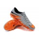 Pas Cher Crampons Nike Hypervenom Phantom ACC Premium FG Argenté Orange Noir