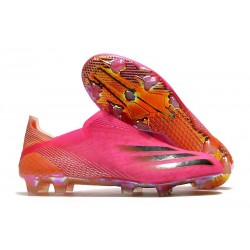 Crampon de Foot adidas X Ghosted+ FG Rose Choc Noir Orange