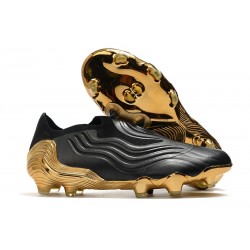 adidas Copa Sense+ FG Crampons Superlative - Noir Blanc Doré