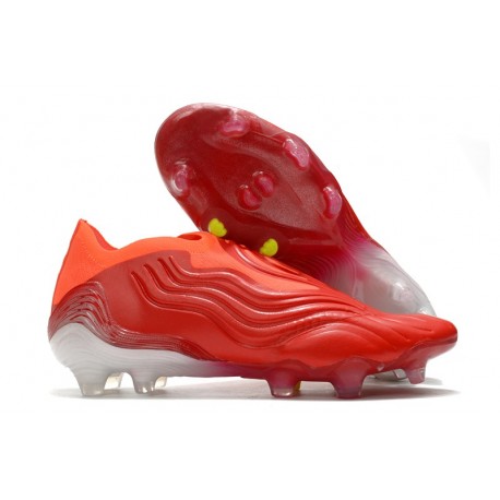 adidas Copa Sense+ FG Crampons Meteorite - Rouge Blanc Rouge