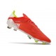 adidas X Speedflow.1 FG Crampons de Foot Rouge Noir Rouge Solaire