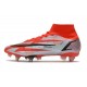 Nike Mercurial Superfly VIII Elite SG-Pro Rouge Piment Noir Fantôme Orange Total